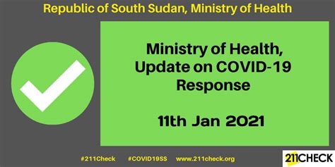 min of health update today.
